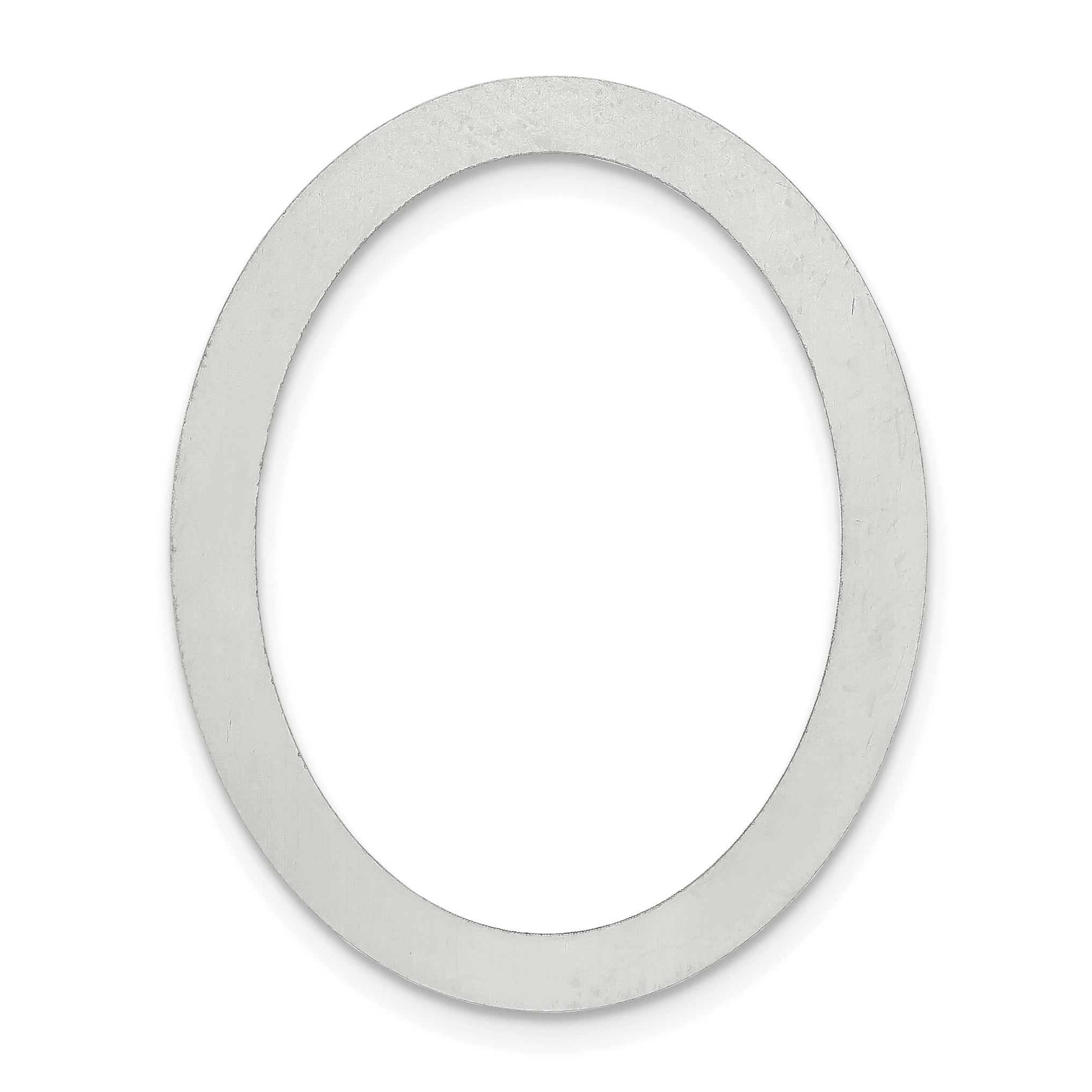 Sterling Silver Oval w/Hole Stamping