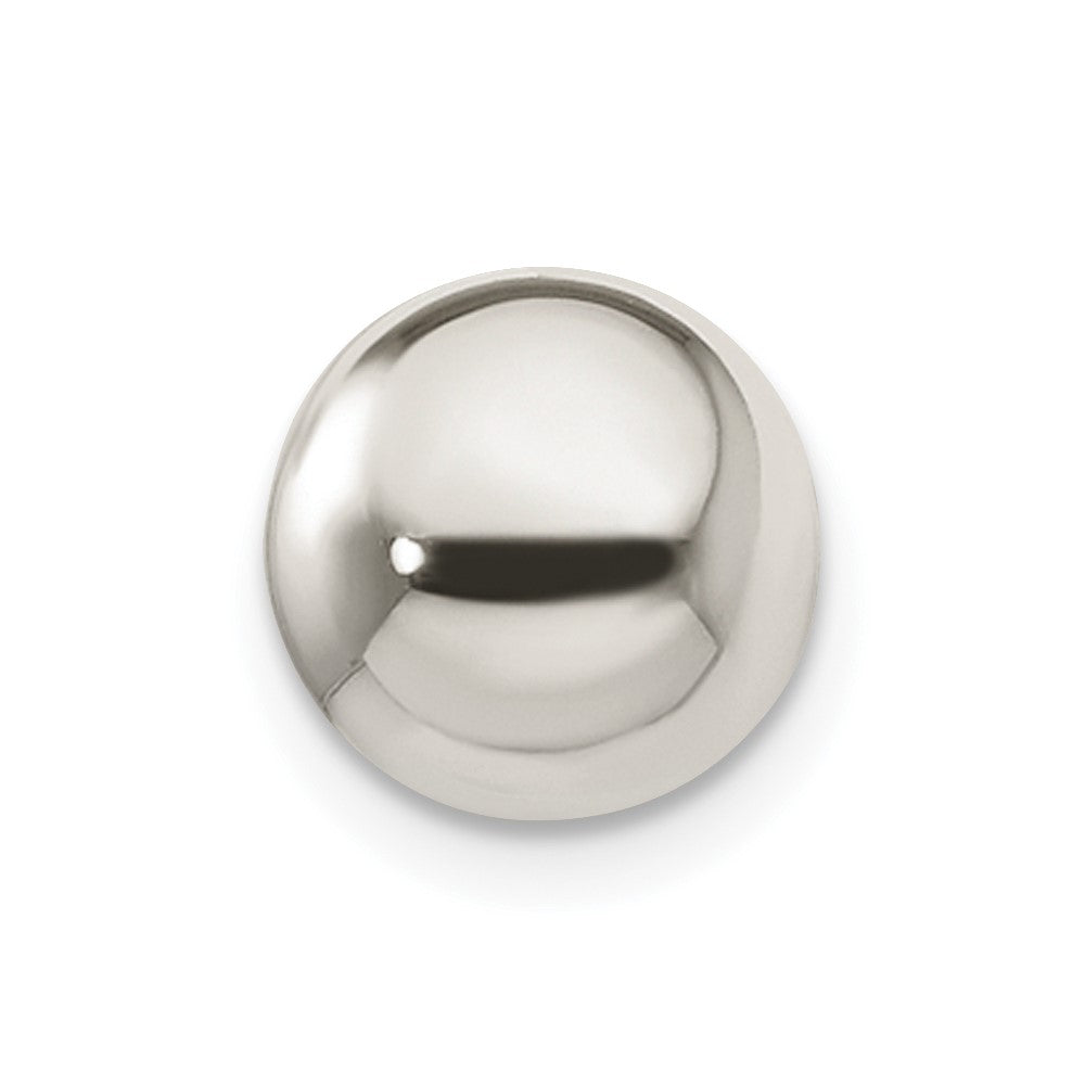 Sterling Silver Polished 9.0mm Ball Earring