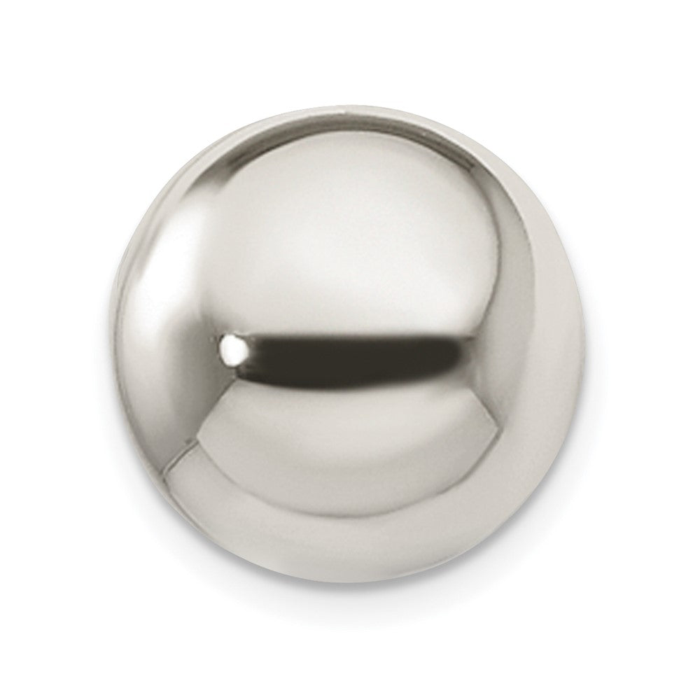 Sterling Silver Polished 14.0mm Ball Earring