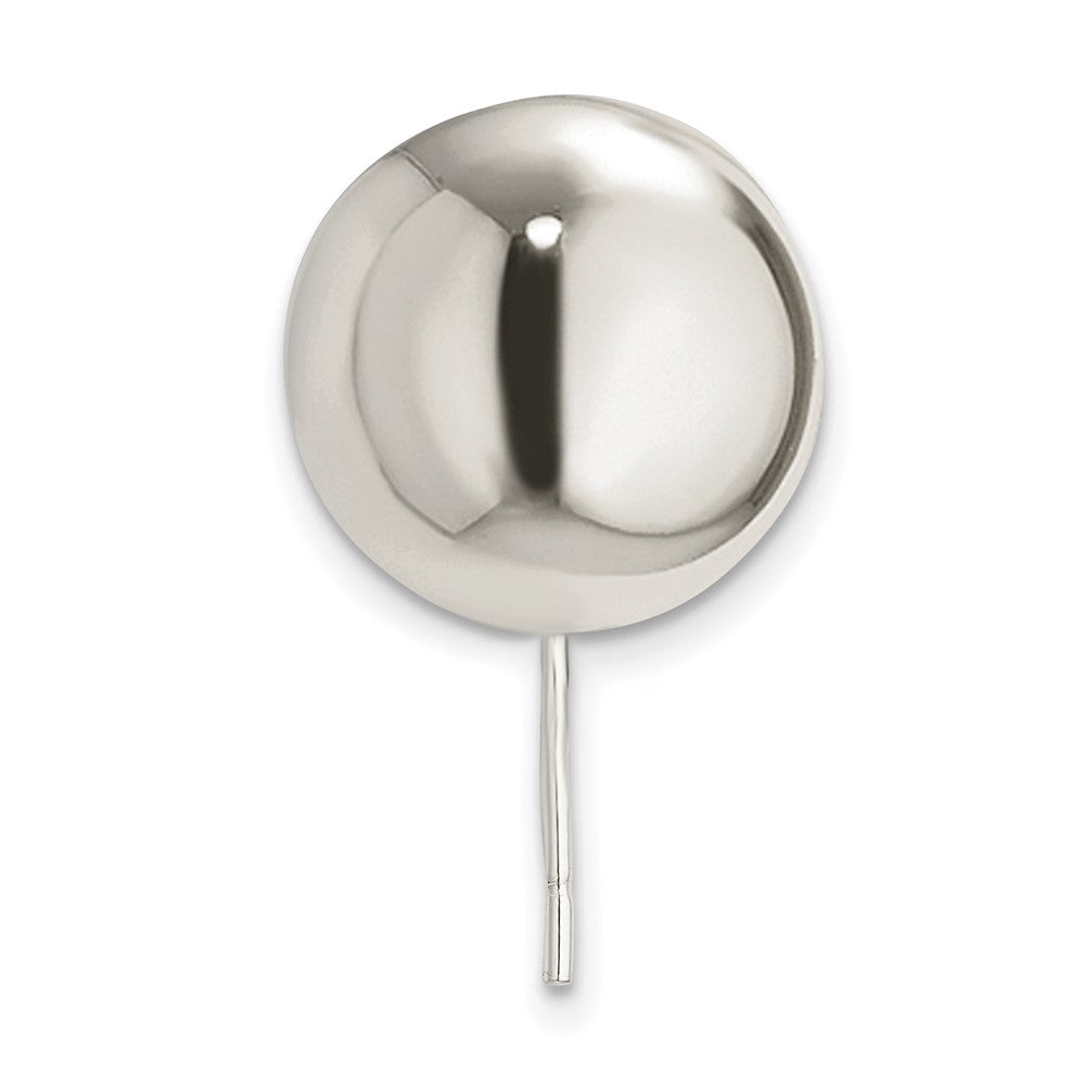 Sterling Silver Polished 14.0mm Ball Earring