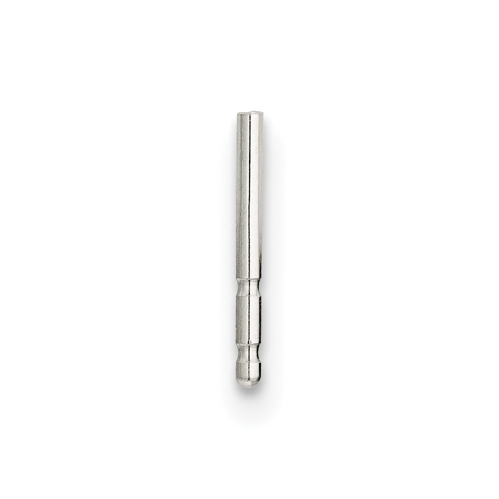 Sterling Silver Double Notched .036 x .375 inch Post