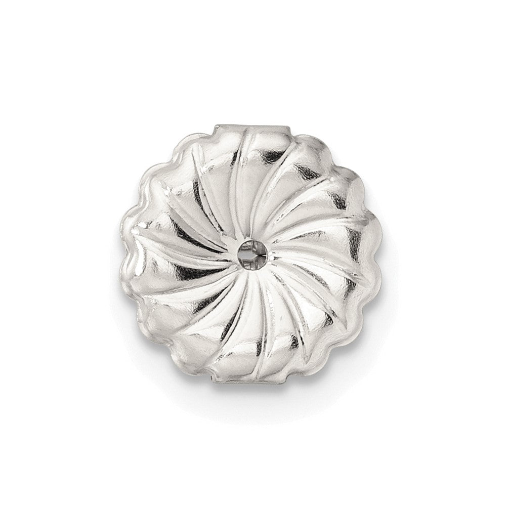 Sterling Silver Ultra Heavy Earring Nut