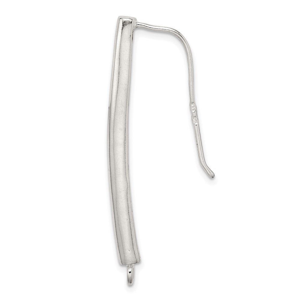 Sterling Silver .038 inch Fancy Casted Earring Component