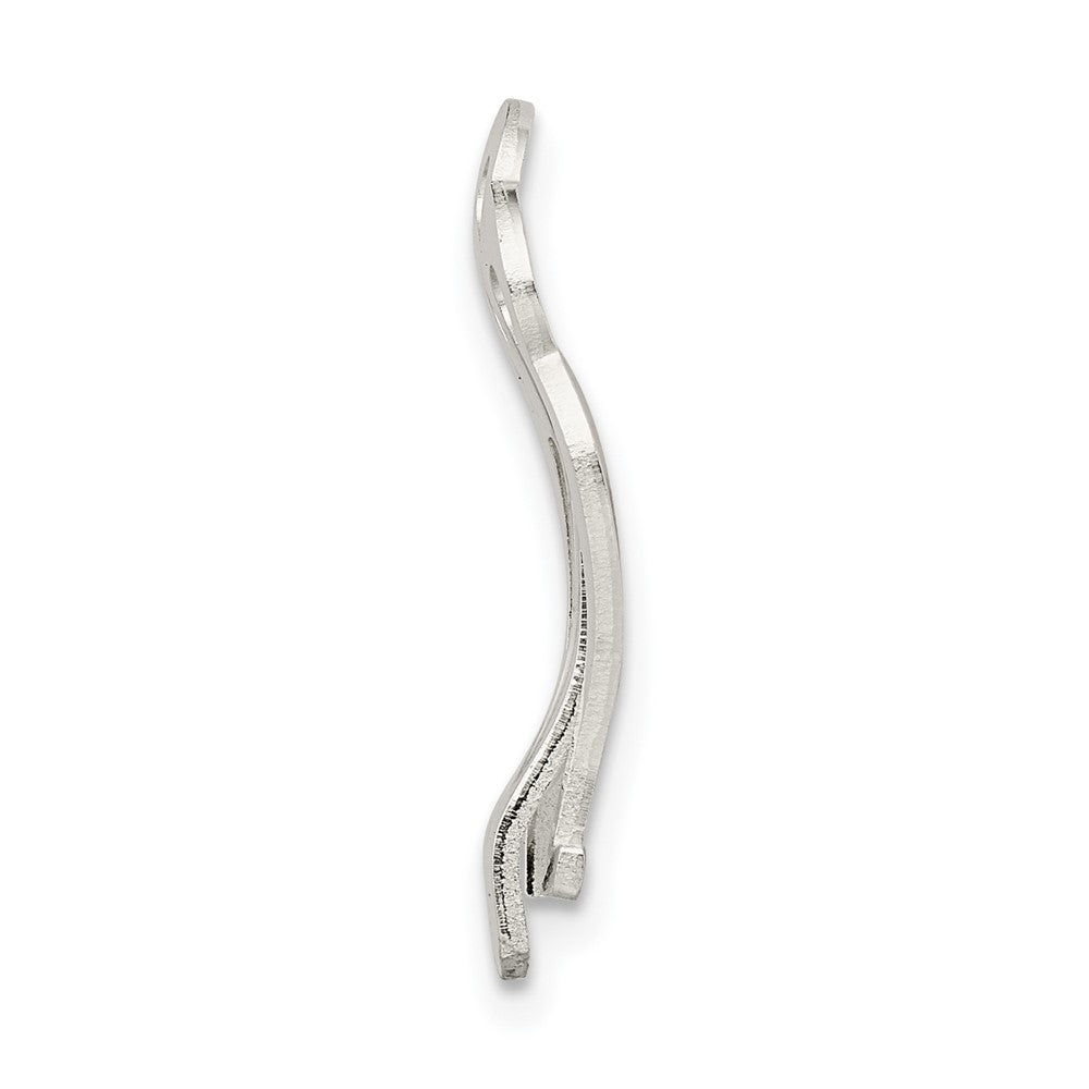 Sterling Silver .84 x .39 inch Earring Clip