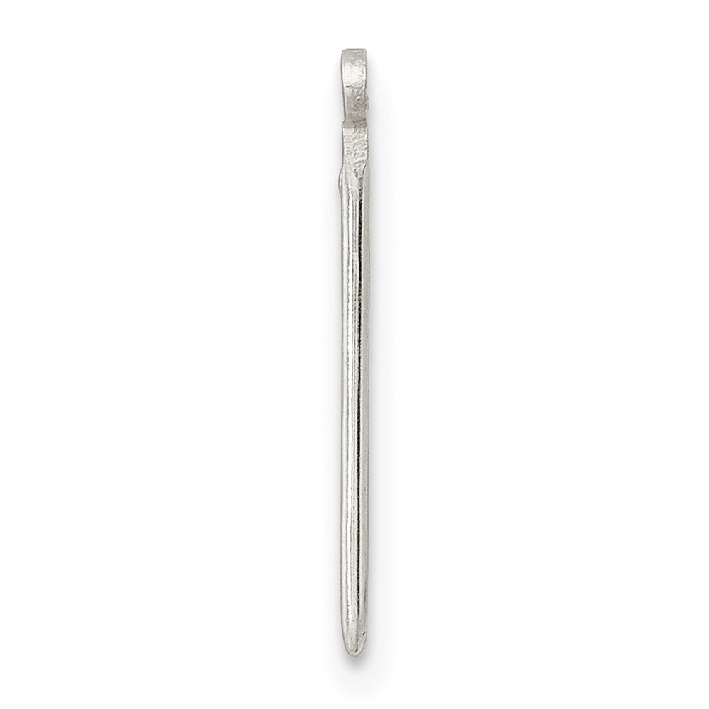 Sterling Silver 15.7mm Earring Bar Component