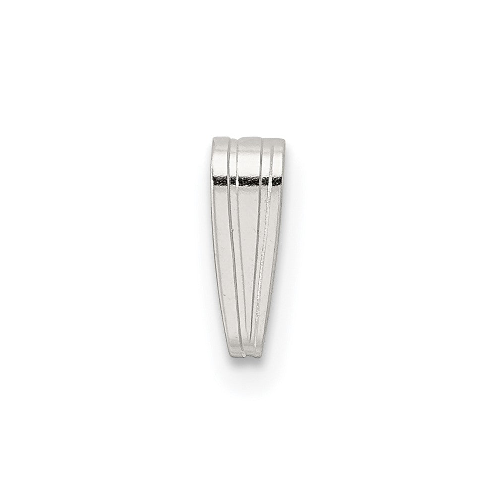 Sterling Silver 2.5mm Snap On Bail