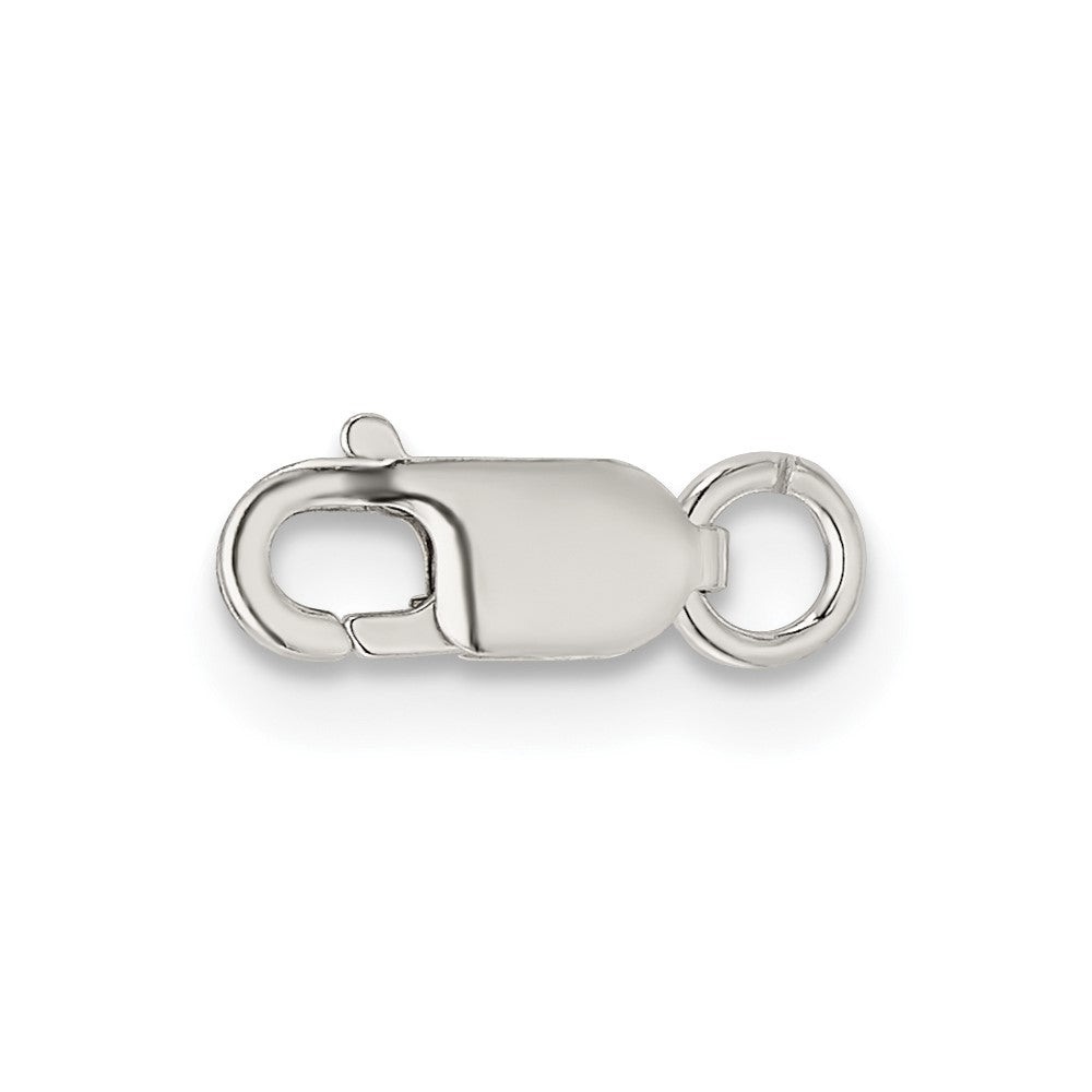 Sterling Silver Standard Weight 8.3 x 3.2mm Lobster w/ Jump Ring Clasp