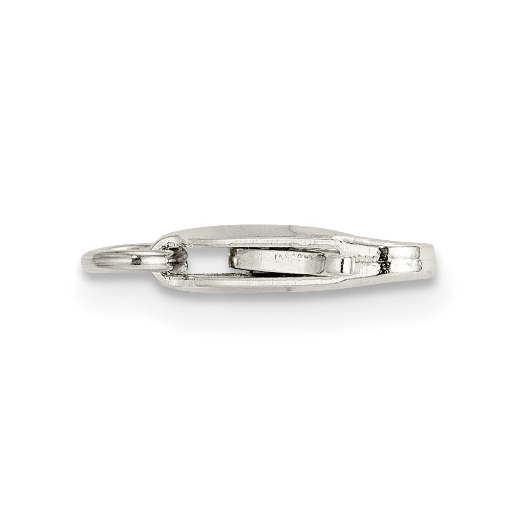 Sterling Silver Standard Weight 10.2 x 3.8mm Lobster w/ Jump Ring Clasp