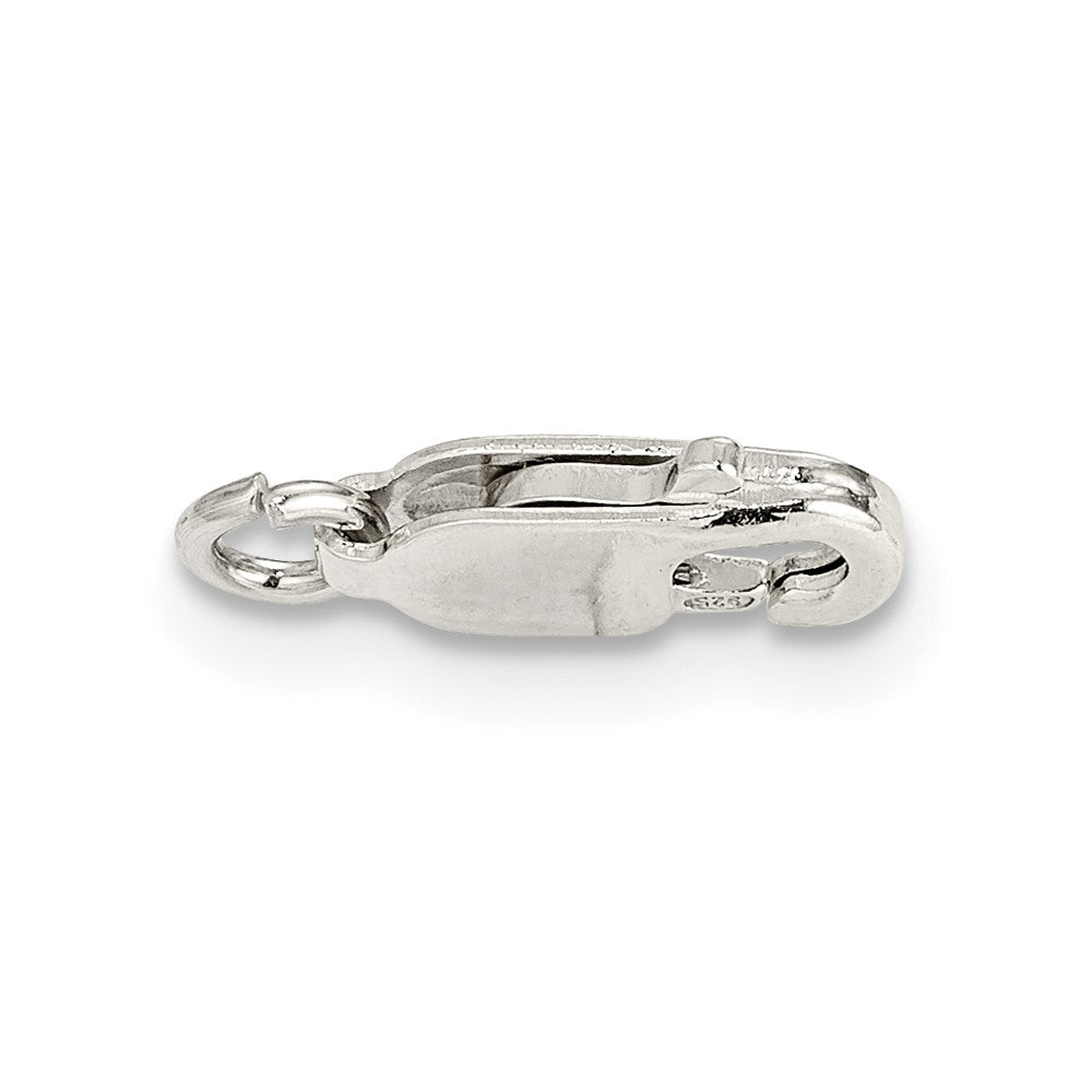 Sterling Silver Standard Weight 10.2 x 3.8mm Lobster w/ Jump Ring Clasp