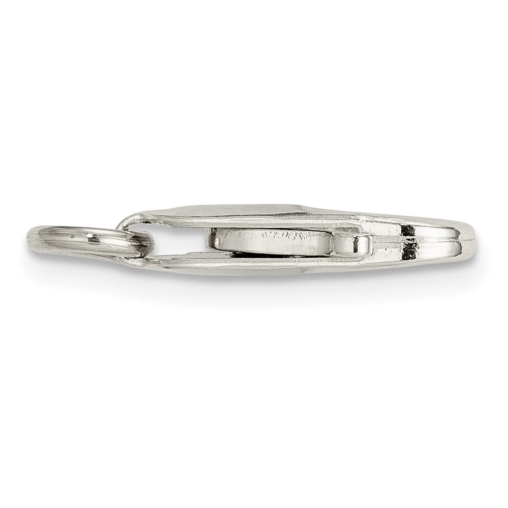 Sterling Silver Standard Weight 16.1 x 6.2mm Lobster w/ Jump Ring Clasp