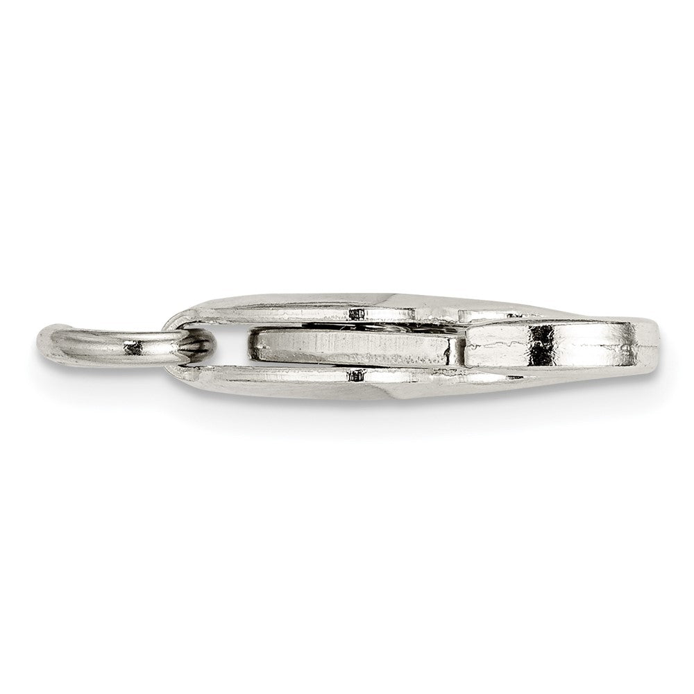 Sterling Silver Standard Weight 18.3 x 9.1mm Lobster w/ Jump Ring Clasp