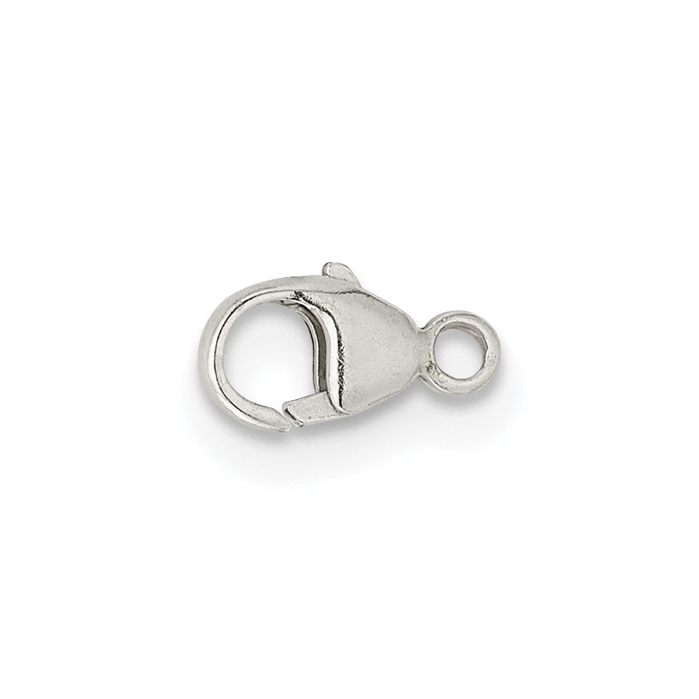 Sterling Silver 7.8 x 3.8mm Fancy Lobster w/ Jump Ring Clasp