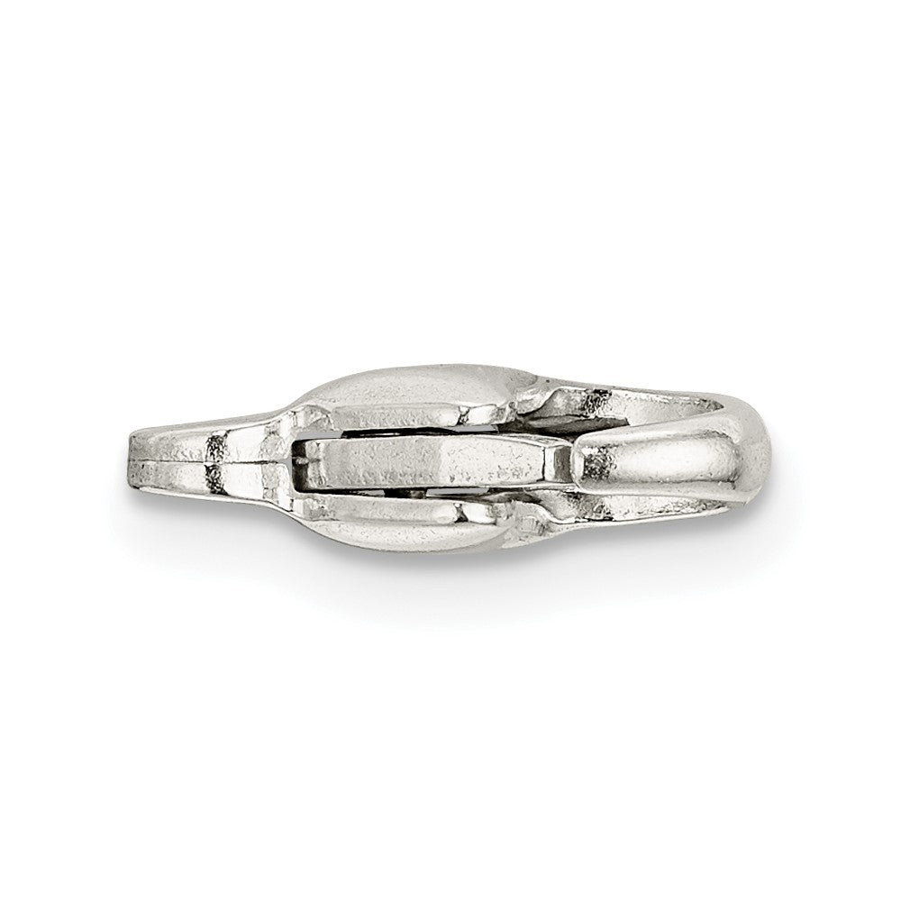 Sterling Silver 13 x 7.4mm Fancy Lobster w/ Jump Ring Clasp
