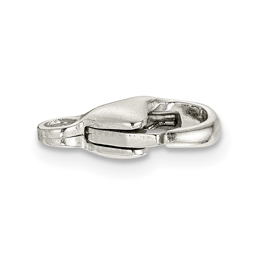 Sterling Silver 13 x 7.4mm Fancy Lobster w/ Jump Ring Clasp
