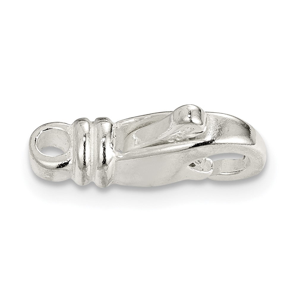 Sterling Silver 16.5 x 7.2mm Fancy Lobster Clasp