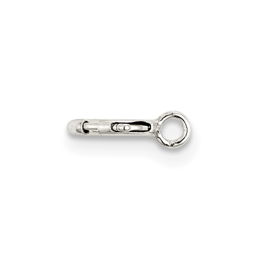 Sterling Silver 6.0mm Spring Ring w/ Open Ring Clasp