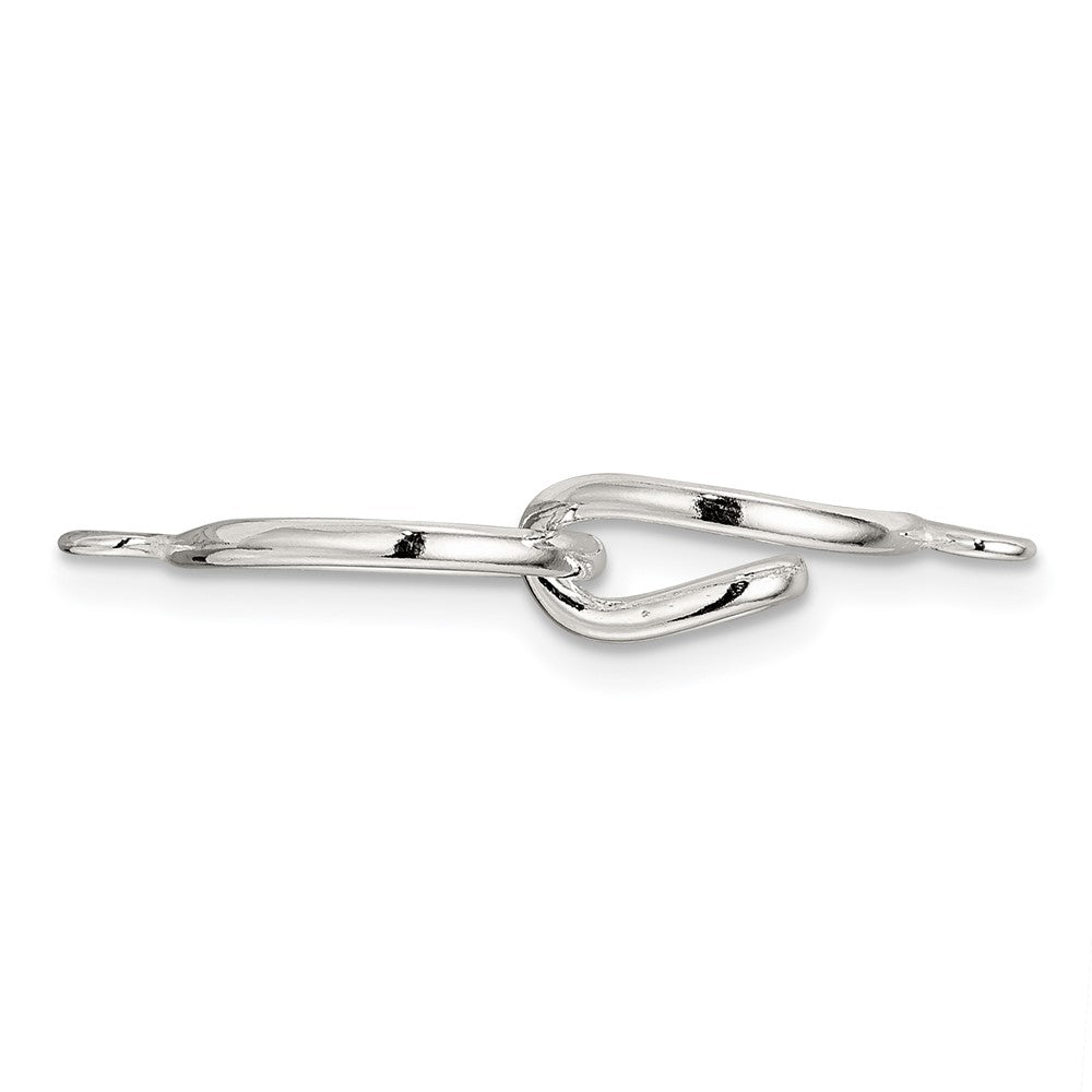 Sterling Silver 29 x 13mm Pearl/Bead Clasp