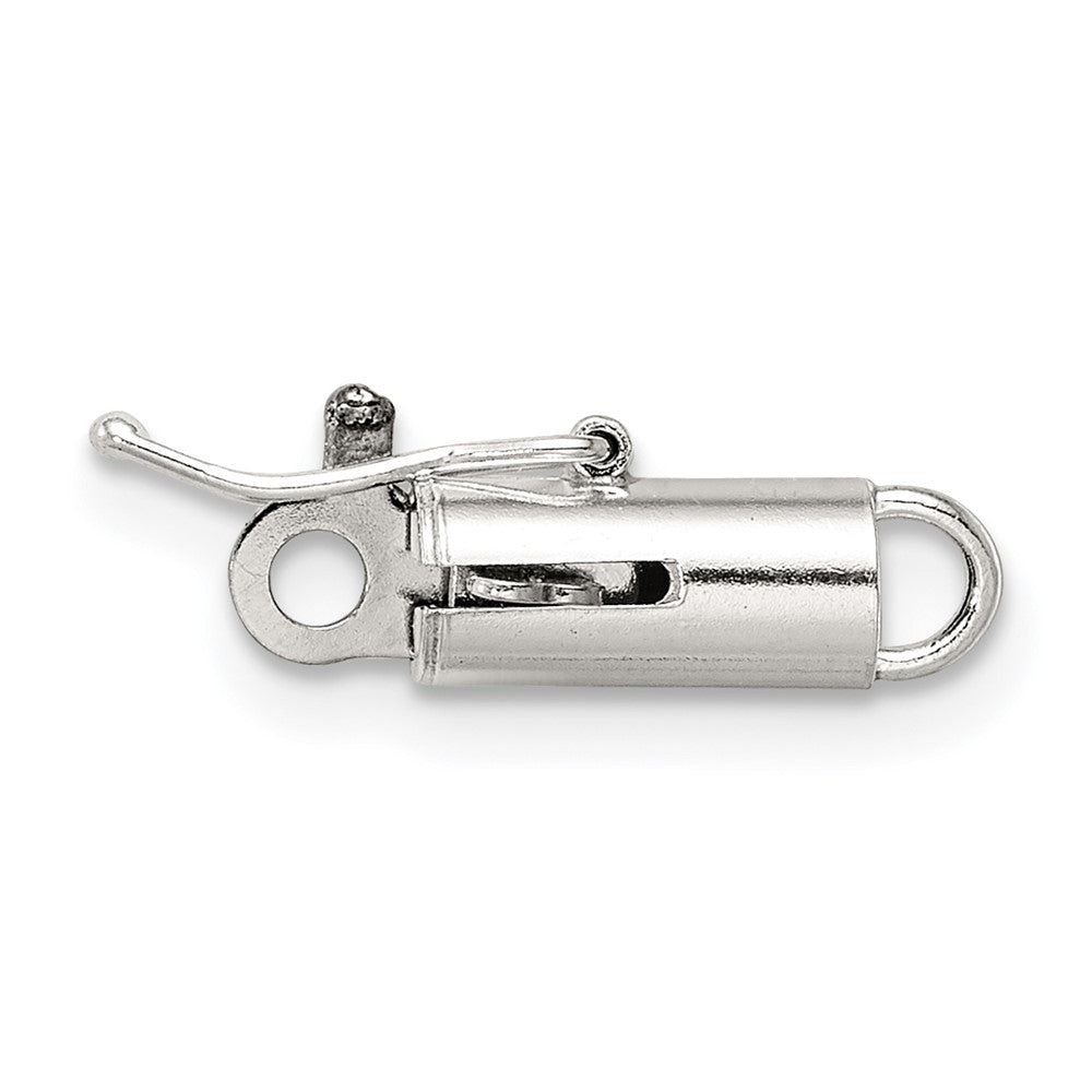 Sterling Silver 4 x 8.7mm Polished Barrel Clasp