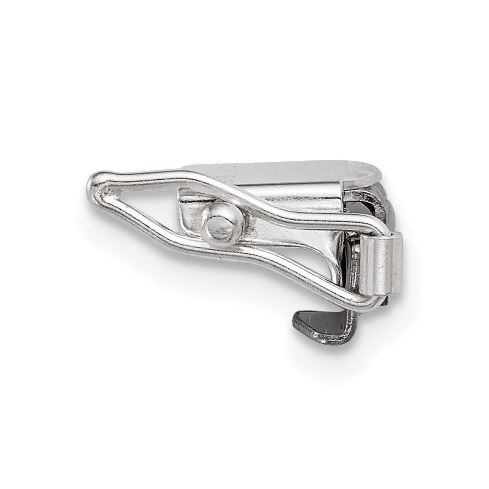 Sterling Silver 7.4 x 5.2mm Fold Over Tongue Box Clasp