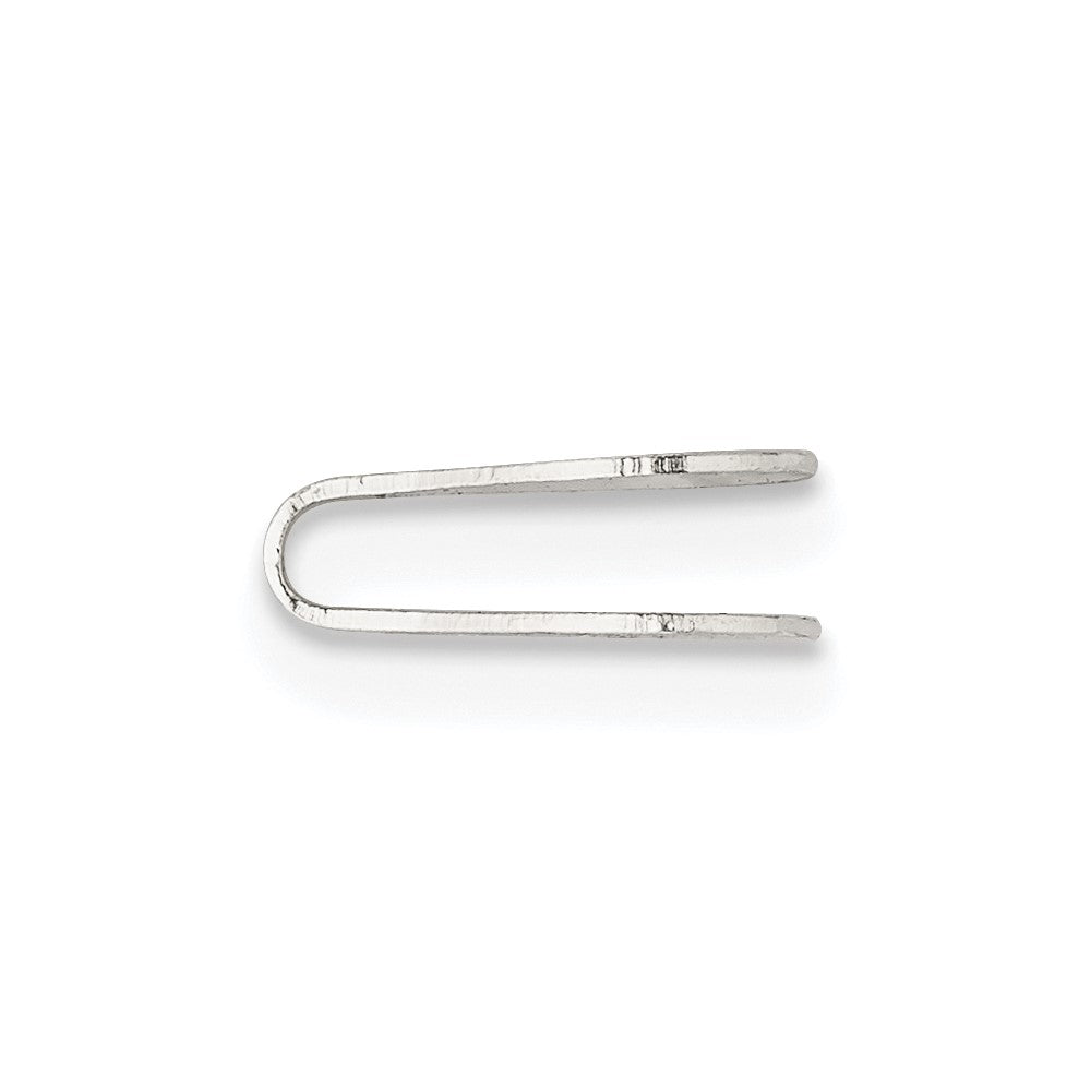 Sterling Silver 8.9 x 6mm Flat Solder Flush Endcap