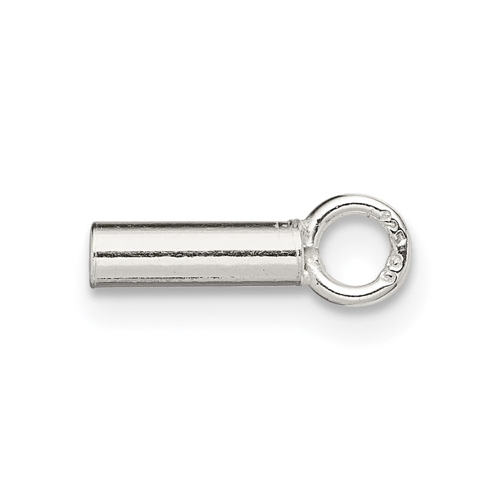Sterling Silver 8.2 x 2.3mm Crimp End