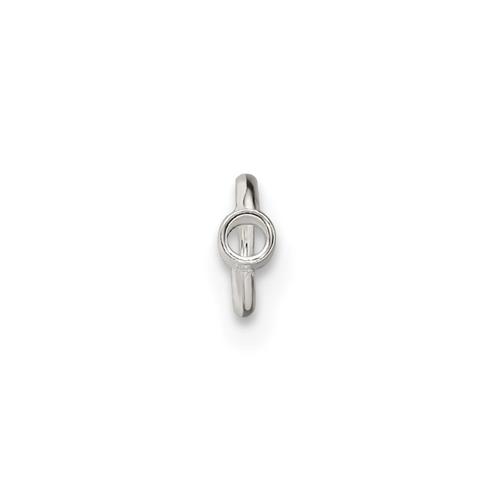 Sterling Silver 3.0 x 2.0mm Crimp End