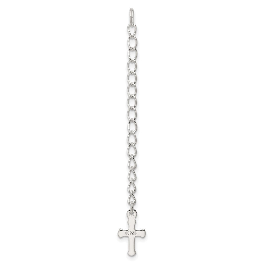 Sterling Silver Cross 2 inch Chain Extender
