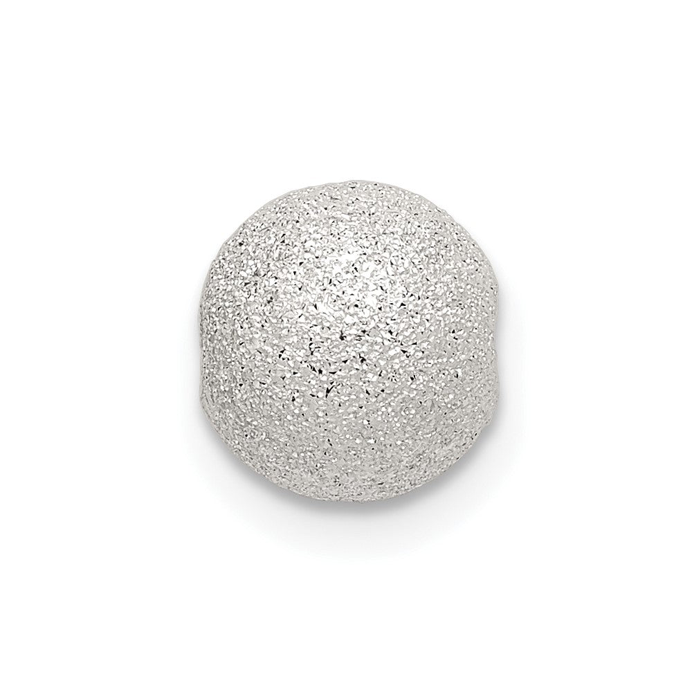 Sterling Silver 8.0mm Laser Bead