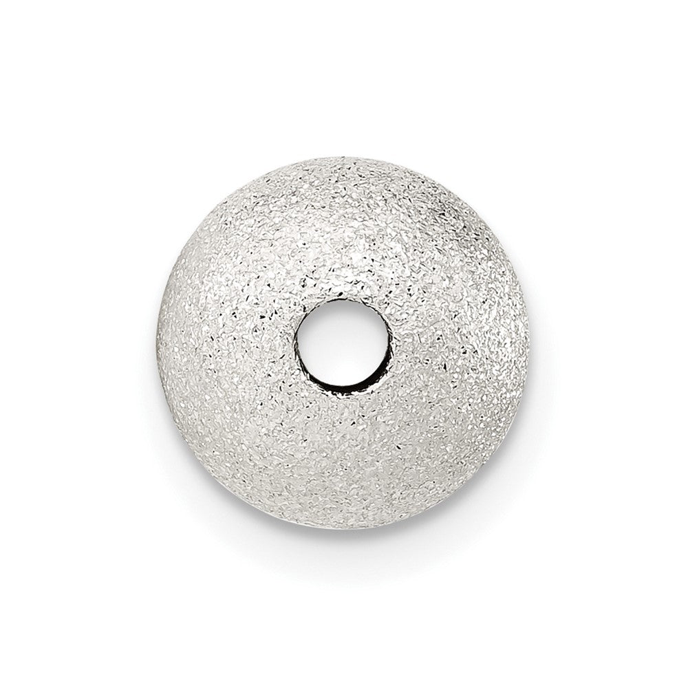 Sterling Silver 10.0mm Laser Bead