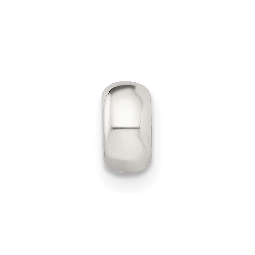 Sterling Silver 3.2 x 6.3mm Polished Roundel