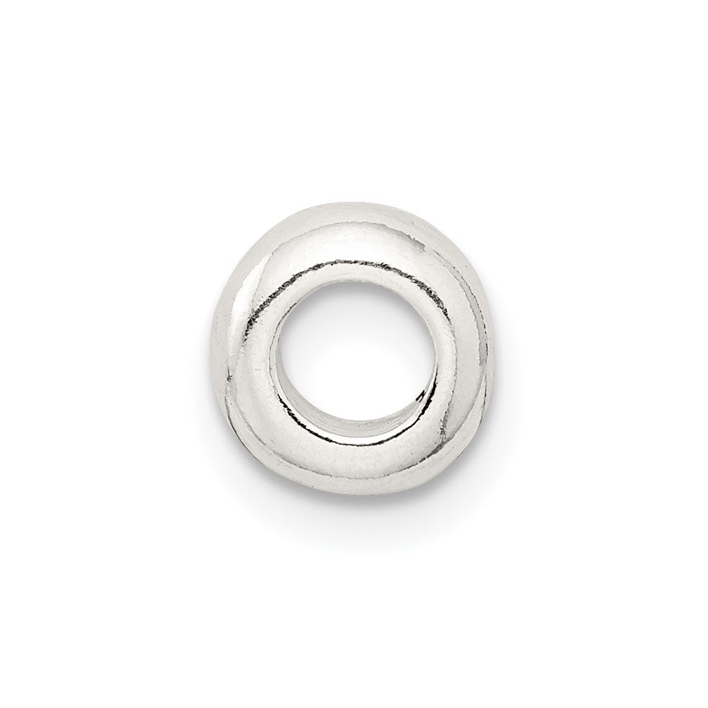Sterling Silver 4 x 7.4mm Polished Fancy Bead