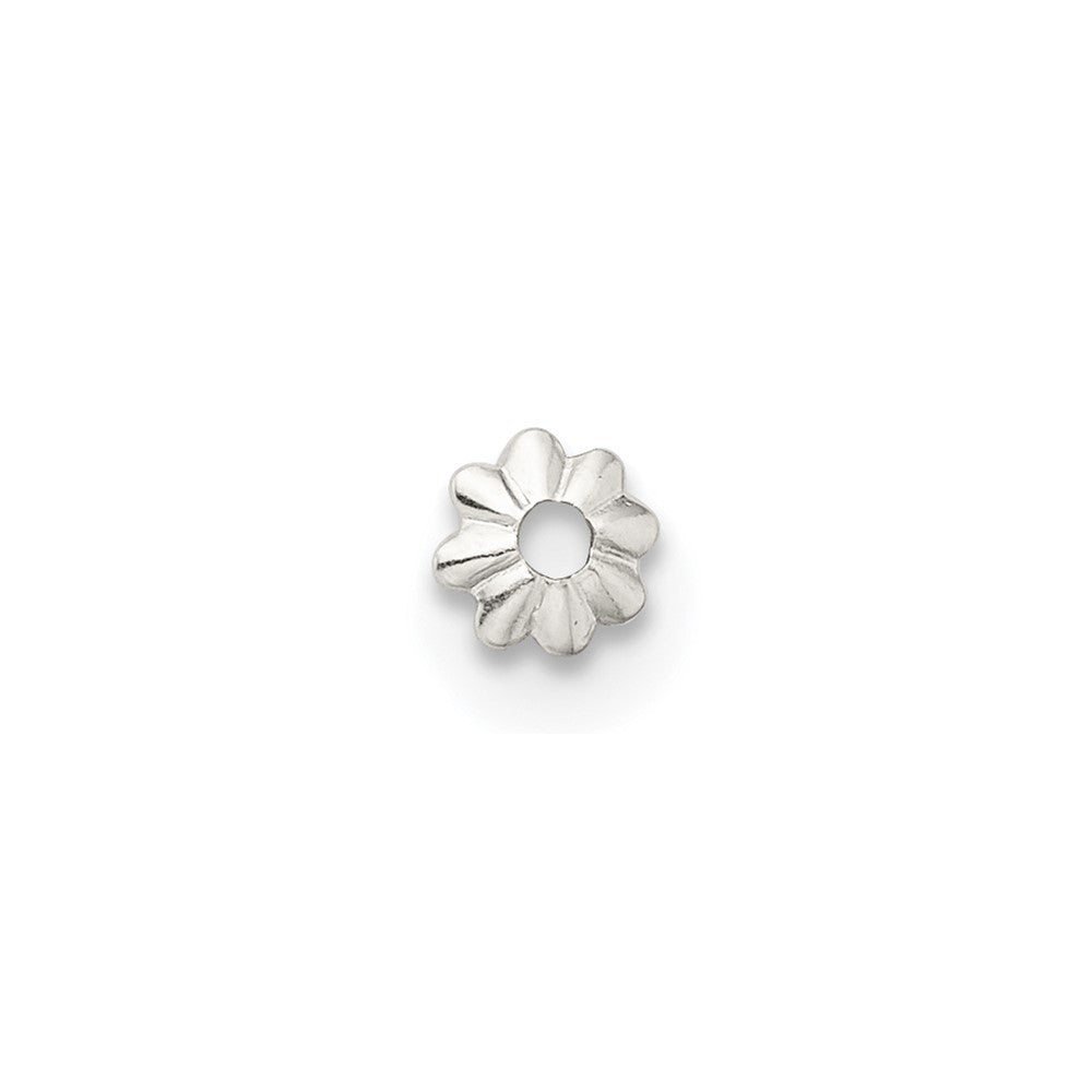 Sterling Silver 3.75mm Bead Cap