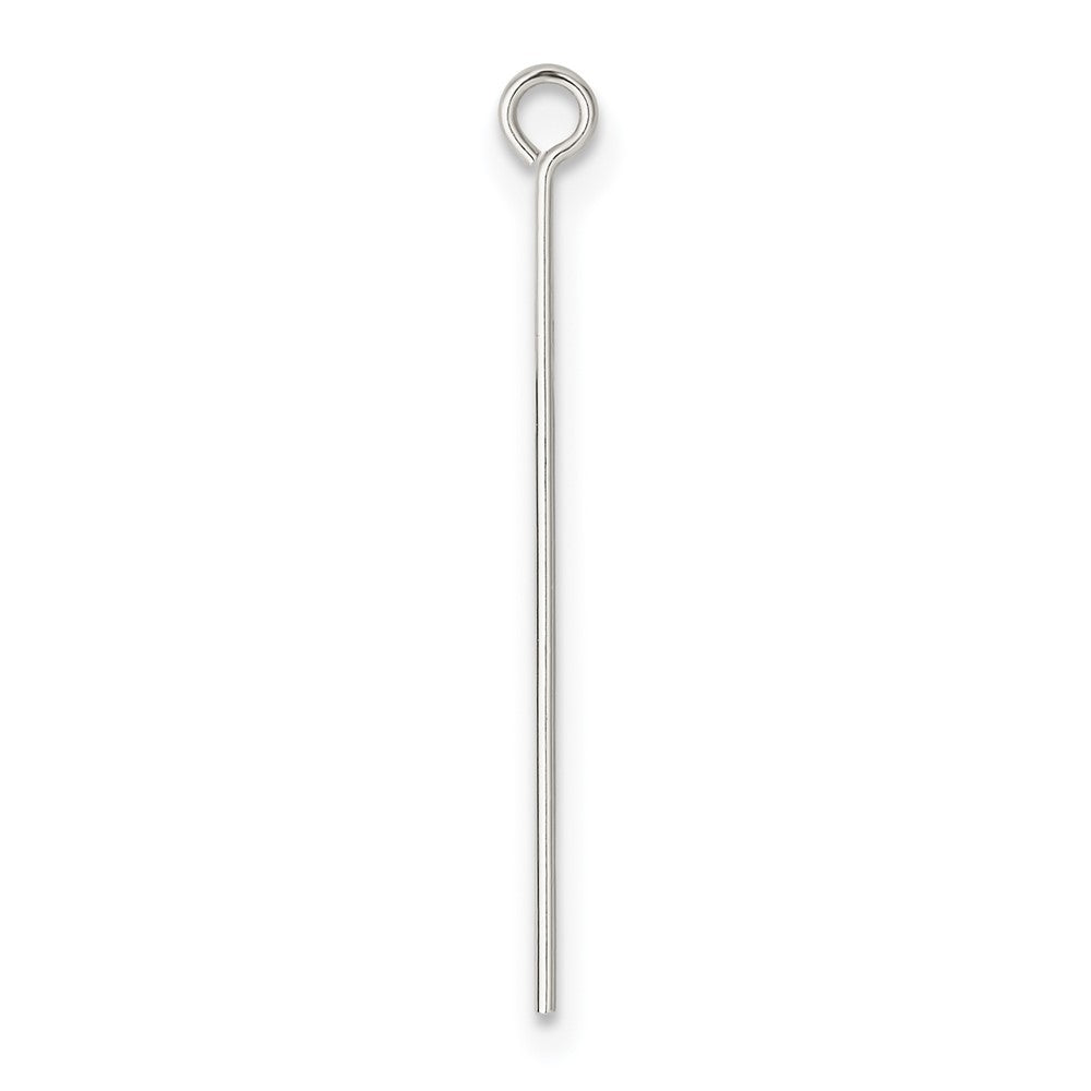Sterling Silver 1 inch Eye Pin