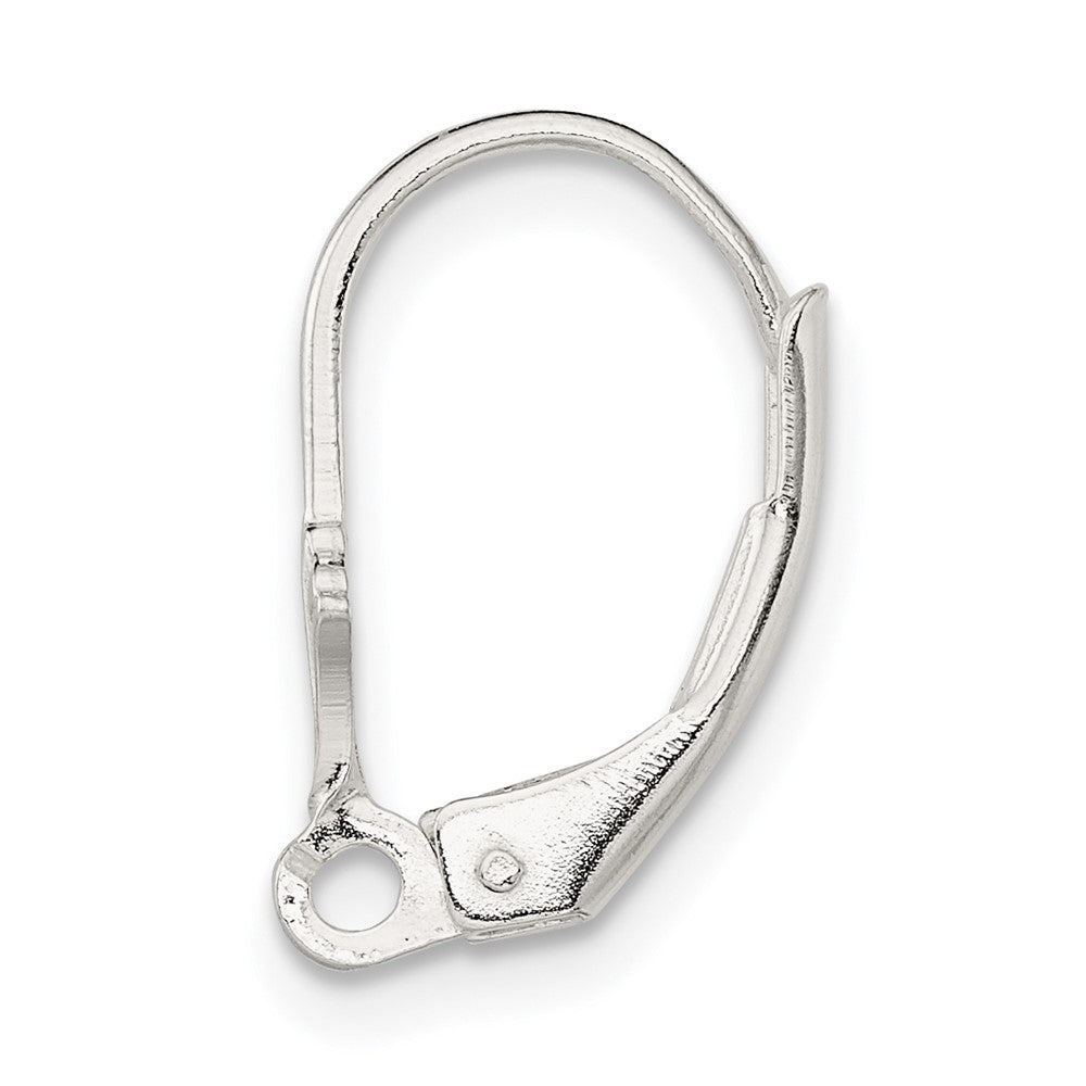 Sterling Silver Fleur De Lis w/ Loop Leverback Setting