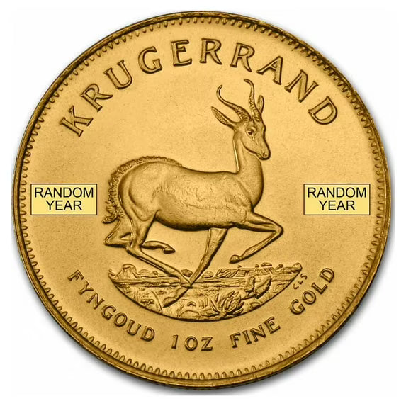 South Africa 1 oz Gold Krugerrand (Random Year)