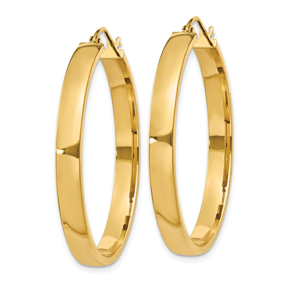 14k Polished Hoop Earring