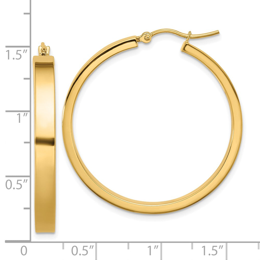 14k Polished Hoop Earring