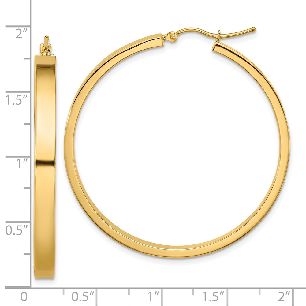 14k Polished Hoop Earring