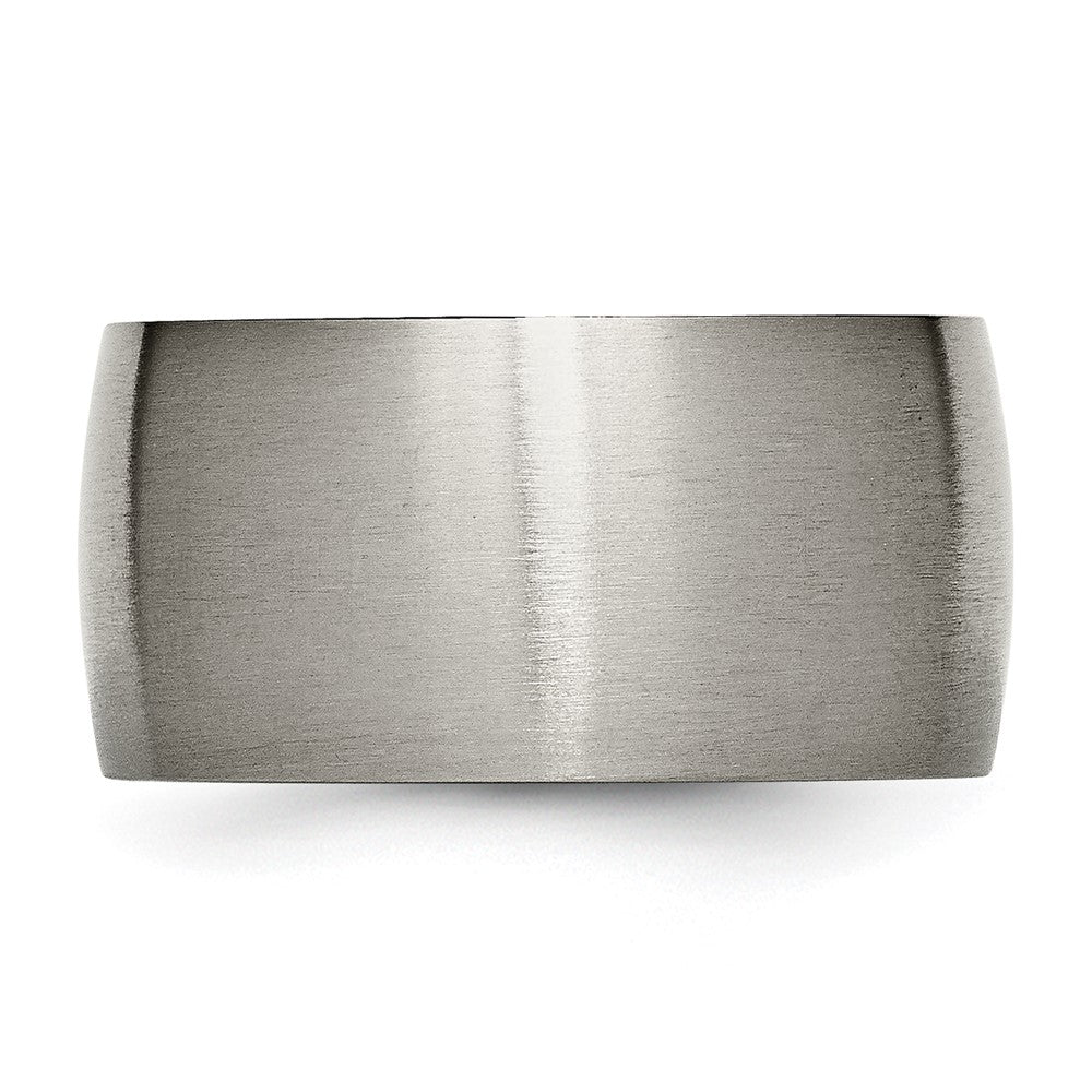 Chisel Titanium Brushed 12mm Half Round Band