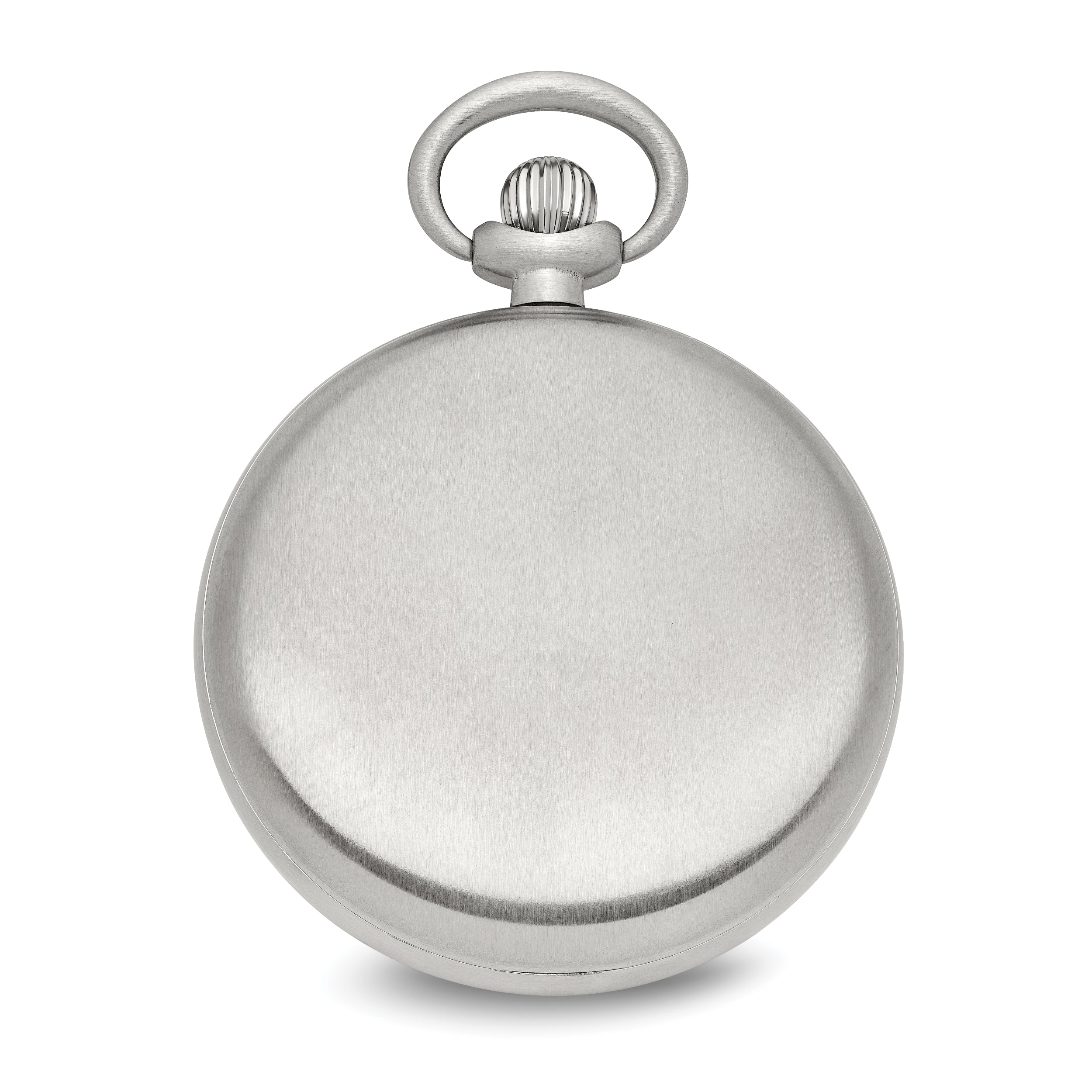 Chisel Stainless Steel Black Dial Pocket Watch