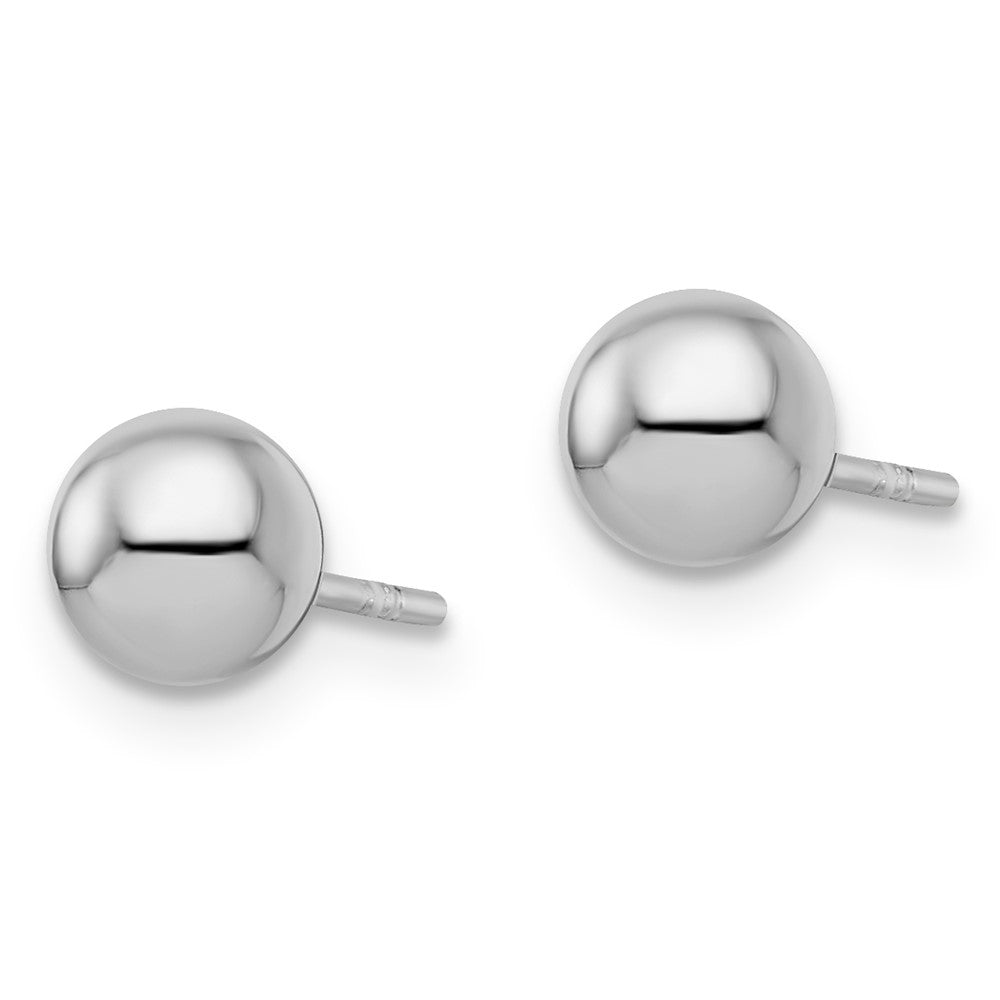 Sterling Silve 6mm Polished Ball Post Earrings