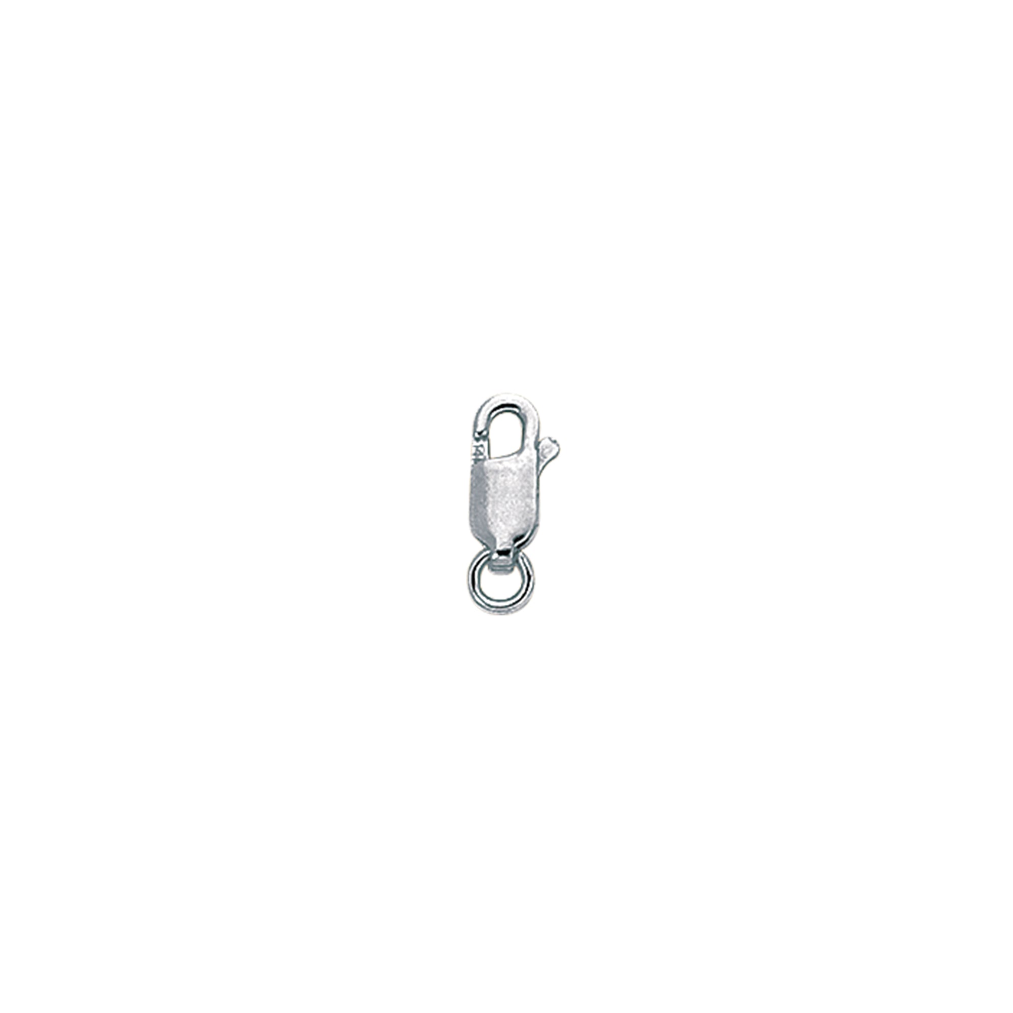 14K Yellow White Gold 9Mm Rectangular Lobster Lock