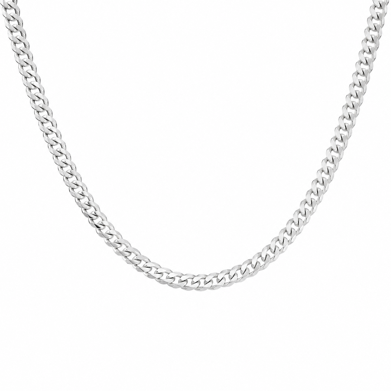 925 Sterling Silver Solid White 10.5MM Miami Cuban Chain