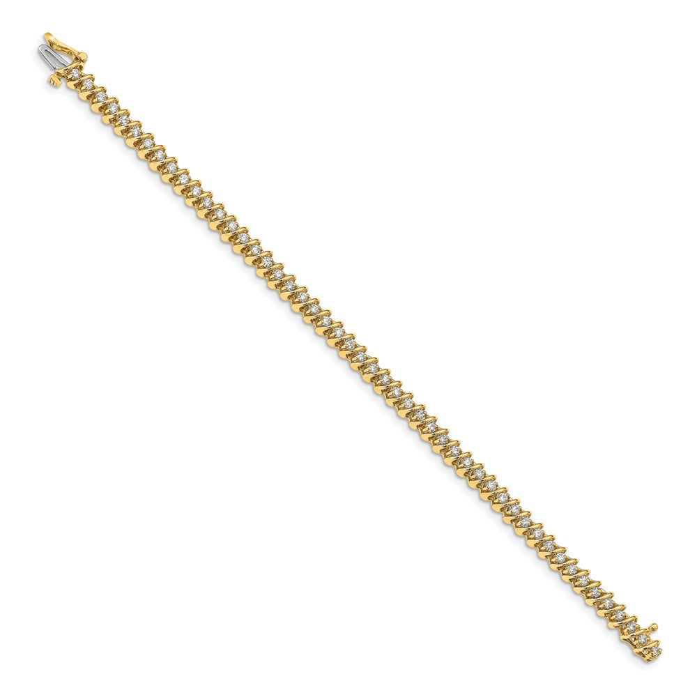 14K Lab Grown Diamond Vs/Si Fgh Tennis Bracelet
