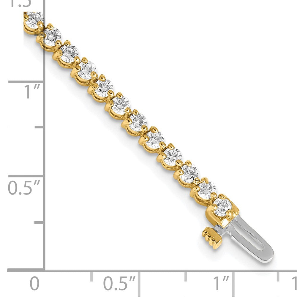 14K Lab Grown Diamond VS/SI FGH Tennis Bracelet