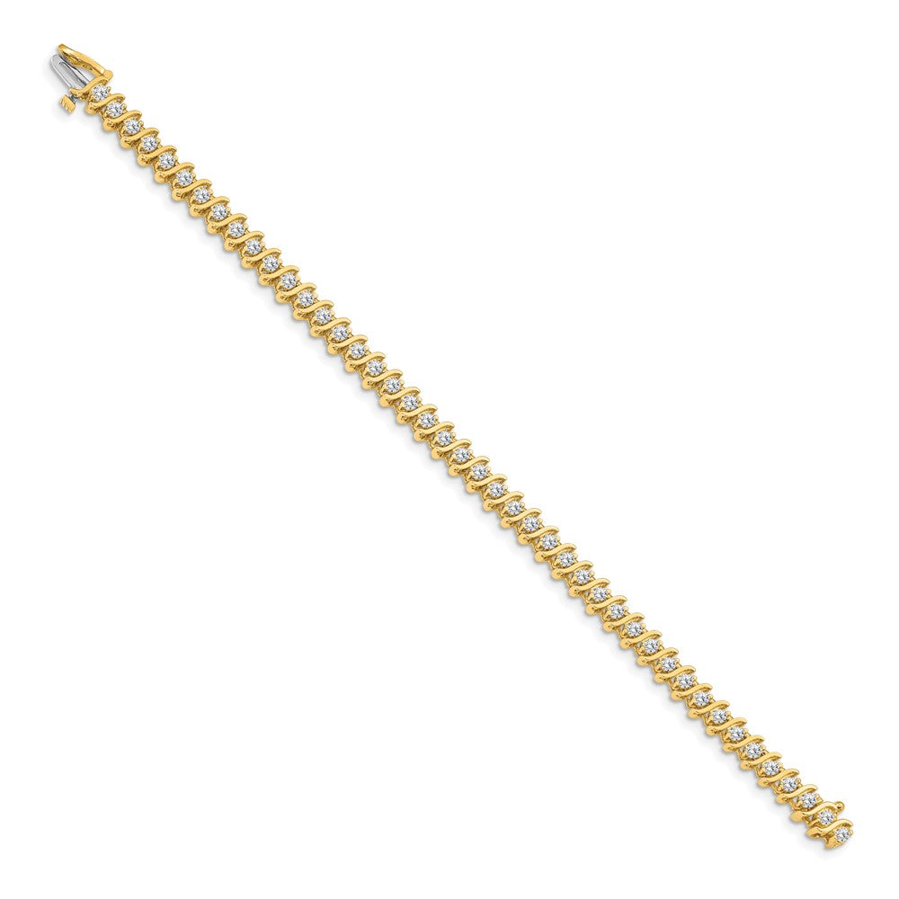 14K Lab Grown Diamond Vs/Si Fgh Tennis Bracelet