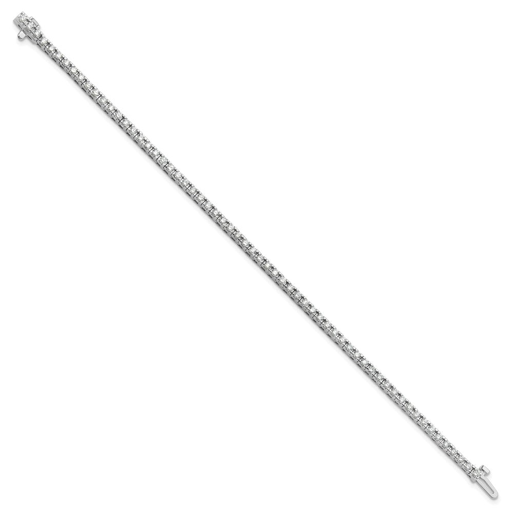 14K White Gold Lab Grown Diamond VS/SI FGH Tennis Bracelet