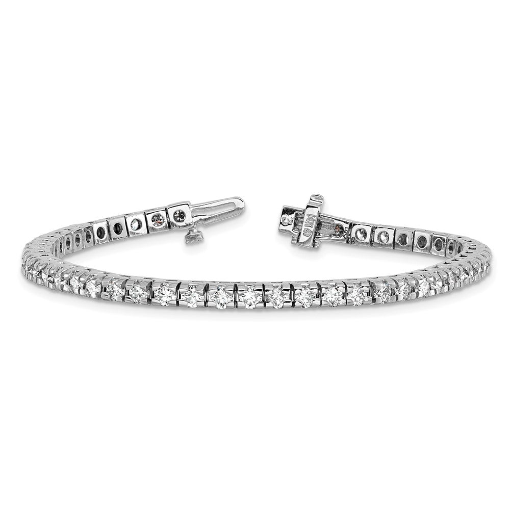 14K White Gold Lab Grown Diamond VS/SI FGH Tennis Bracelet