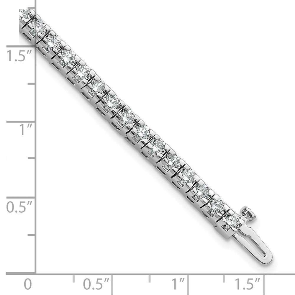 14K White Gold Lab Grown Diamond VS/SI FGH Tennis Bracelet
