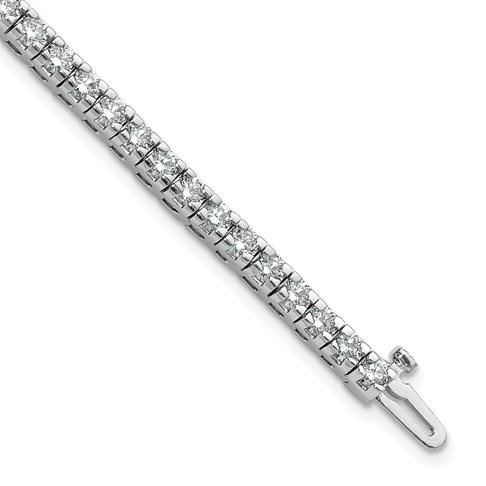 14K White Gold Lab Grown Diamond VS/SI FGH Tennis Bracelet